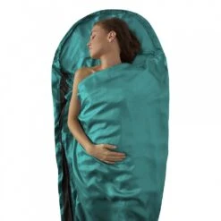 Sea To Summit Premium Silk Travel Liner -Outdoor Camping Store 116 49 silkliner mummyhood seafoam forweb 2048x progressive