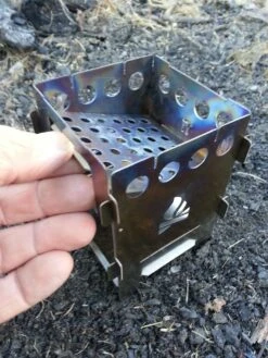 Bushcraft Essentials Bushbox Titanium Outdoor Pocket Stove -Outdoor Camping Store 20150920 181922