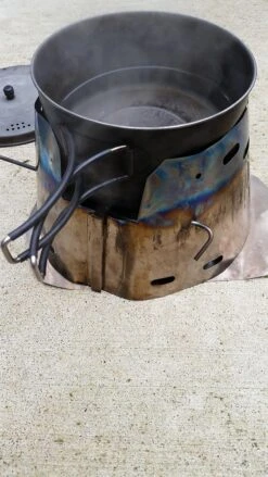 Trail Designs Sidewinder Ti-Tri -Outdoor Camping Store AlcoholSetup2