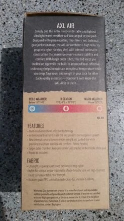 Big Agnes AXL Air -Outdoor Camping Store Box3