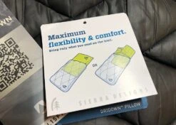 Sierra Designs DriDown Pillow -Outdoor Camping Store IMG 0283