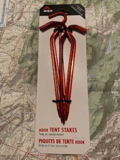 MSR Hook Tent Stakes -Outdoor Camping Store IMG 1219
