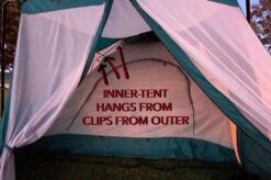 Walrus Cascade Condo -Outdoor Camping Store INNER HANGS BY CLIPS FROM OUTER DSC06811