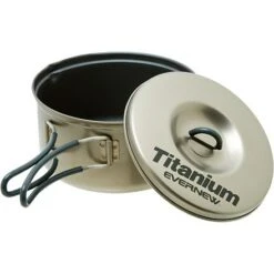 Evernew Ti Non-Stick Pot .9L -Outdoor Camping Store ONECOL 29