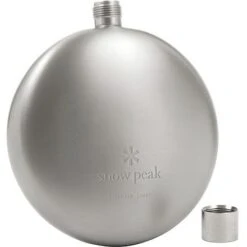 Snow Peak Titanium Curved Flask -Outdoor Camping Store ONECOL 55