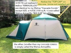 Walrus Cascade Condo -Outdoor Camping Store Walrus Armadillo BIG SUR NOTES BEST
