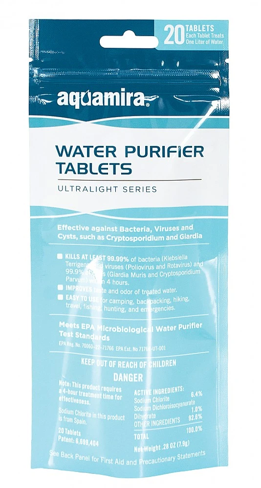 Aquamira Water Purifier Tablets 2 Aquamira Water Purifier Tablets - Image 2