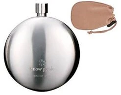 Snow Peak Titanium Curved Flask -Outdoor Camping Store image 980