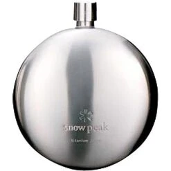 Snow Peak Titanium Curved Flask -Outdoor Camping Store image 981