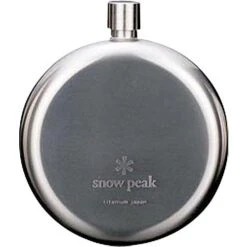 Snow Peak Titanium Curved Flask -Outdoor Camping Store image 982