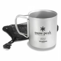 Snow Peak Ti-Double 450 Cup -Outdoor Camping Store l122023