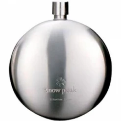 Snow Peak Titanium Curved Flask -Outdoor Camping Store l24491