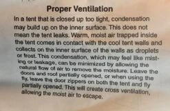 Walrus Cascade Condo -Outdoor Camping Store walrus cascade condo instructions VENTILATION pg10